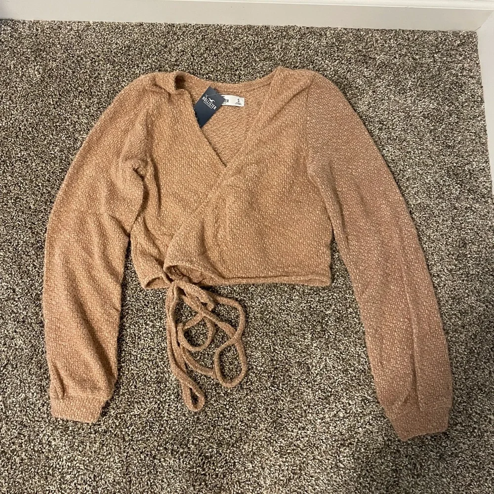 Hollister Multi Way Wrap Eyelash Top Size Small - Picture 5 of 7